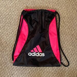 Adidas pink backpack